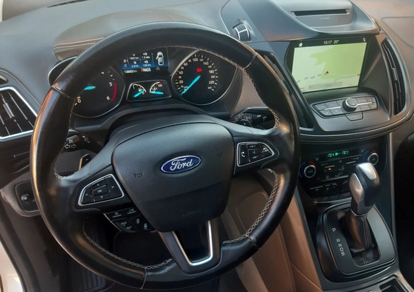 Ford Kuga cena 84900 przebieg: 139000, rok produkcji 2017 z Przemyśl małe 781